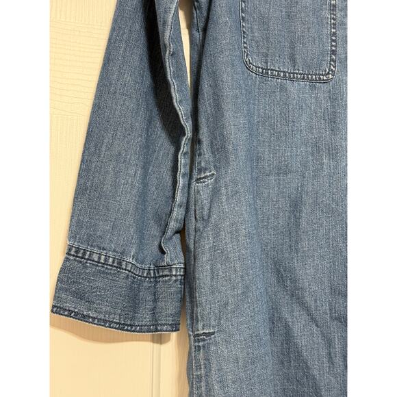 Madewell Denim Long-Sleeve Shirt Dress, Size S - Picture 4 of 7